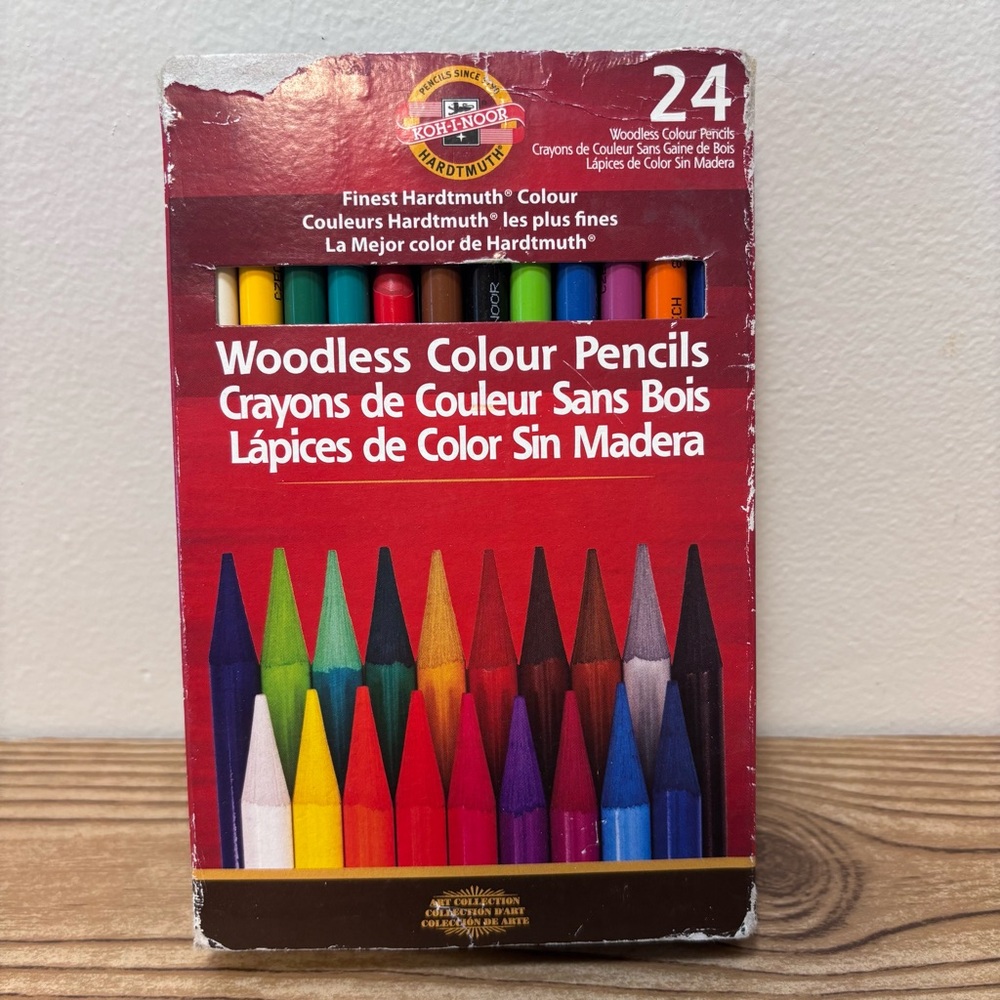KOH-I-NOOR Finest Hardtmuth Art Collection 24 Woodless Colour Pencils